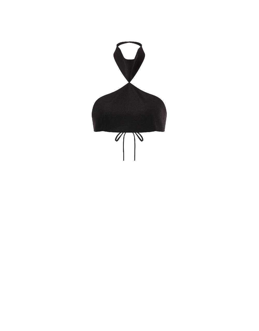 Philosophy Di Lorenzo Serafini Crop top in tela di misto lino Hotsell