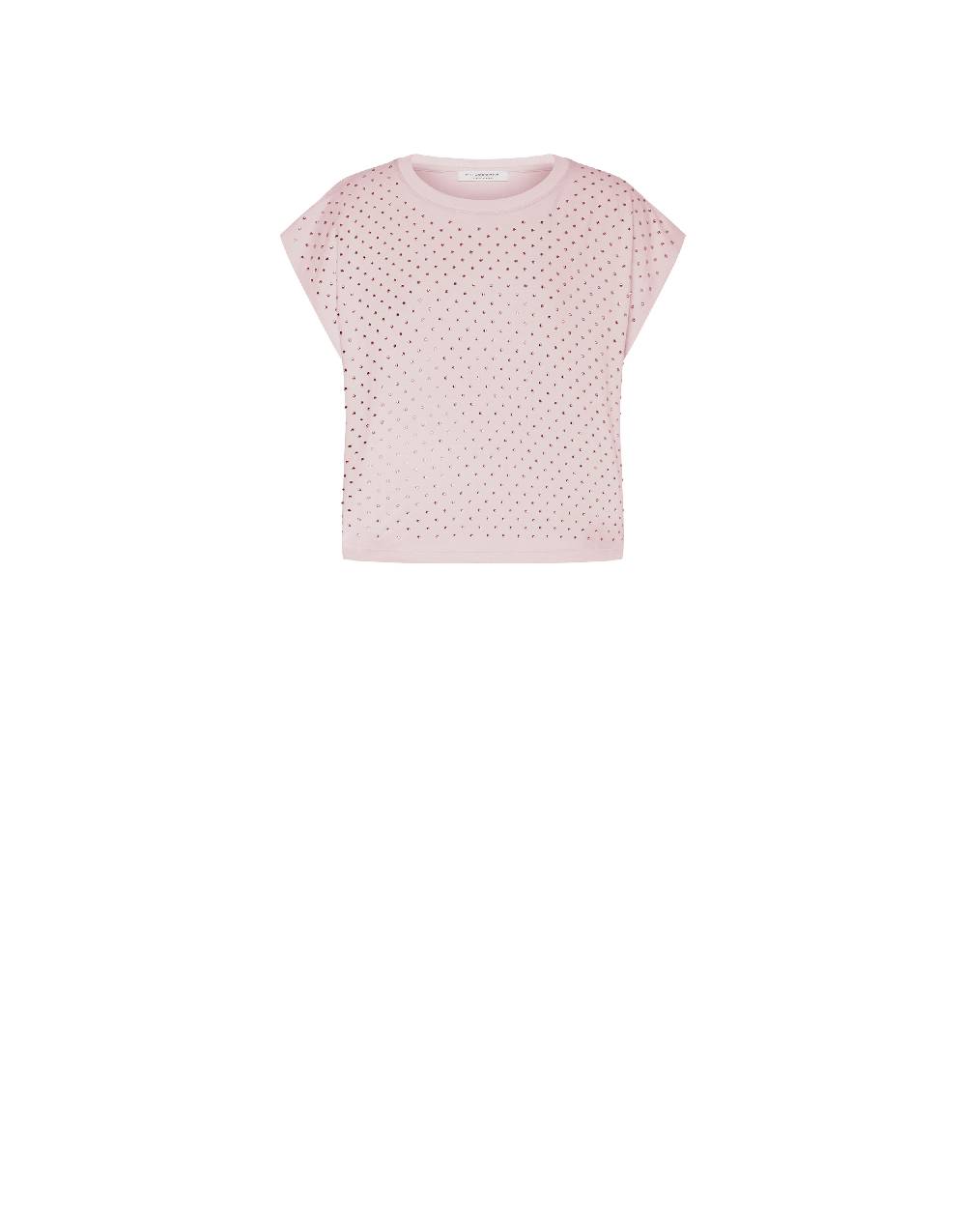 Philosophy Di Lorenzo Serafini T-shirt in jersey con strass Vendita Economica