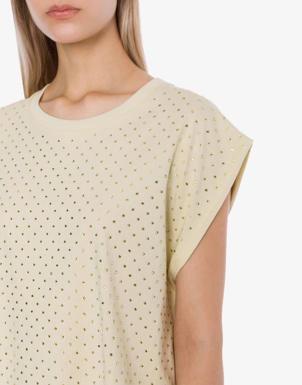 Philosophy Di Lorenzo Serafini T-shirt in jersey con strass Saldi Di Fabbrica