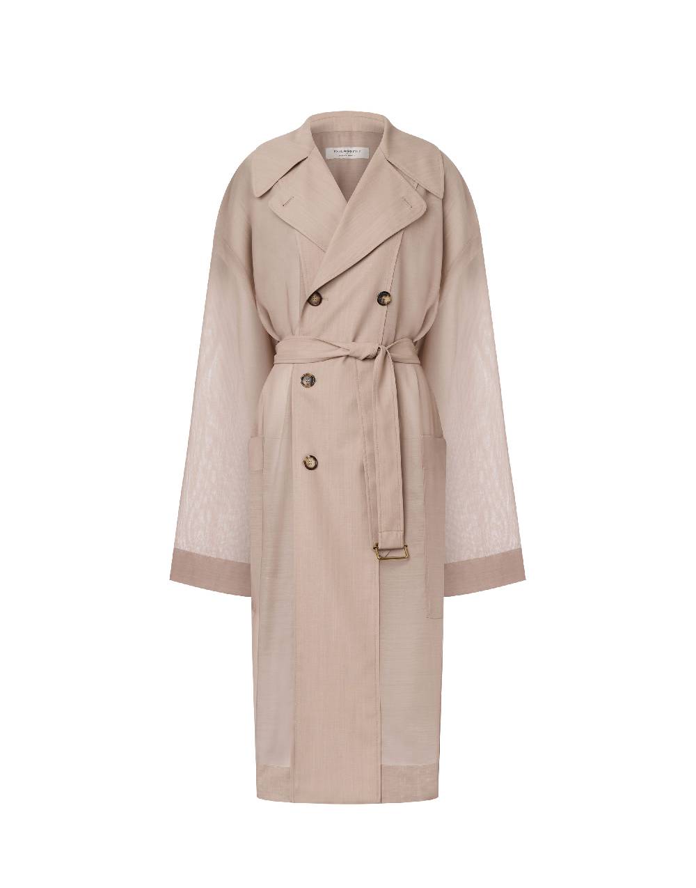 Philosophy Di Lorenzo Serafini Trench in voile di lana Negozio