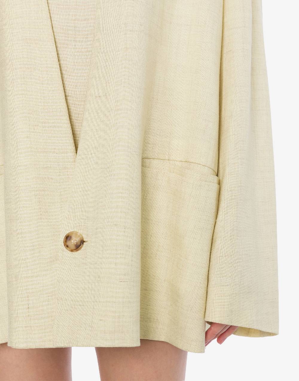 Philosophy Di Lorenzo Serafini Giacca oversize in tela misto lino 2025