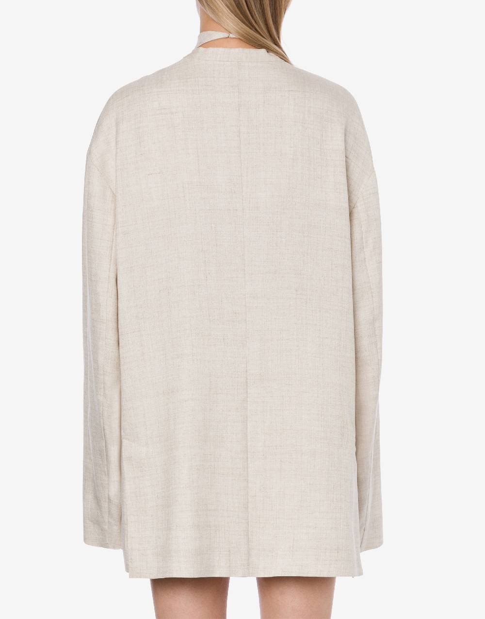 Philosophy Di Lorenzo Serafini Giacca oversize in tela misto lino Ritorno libero