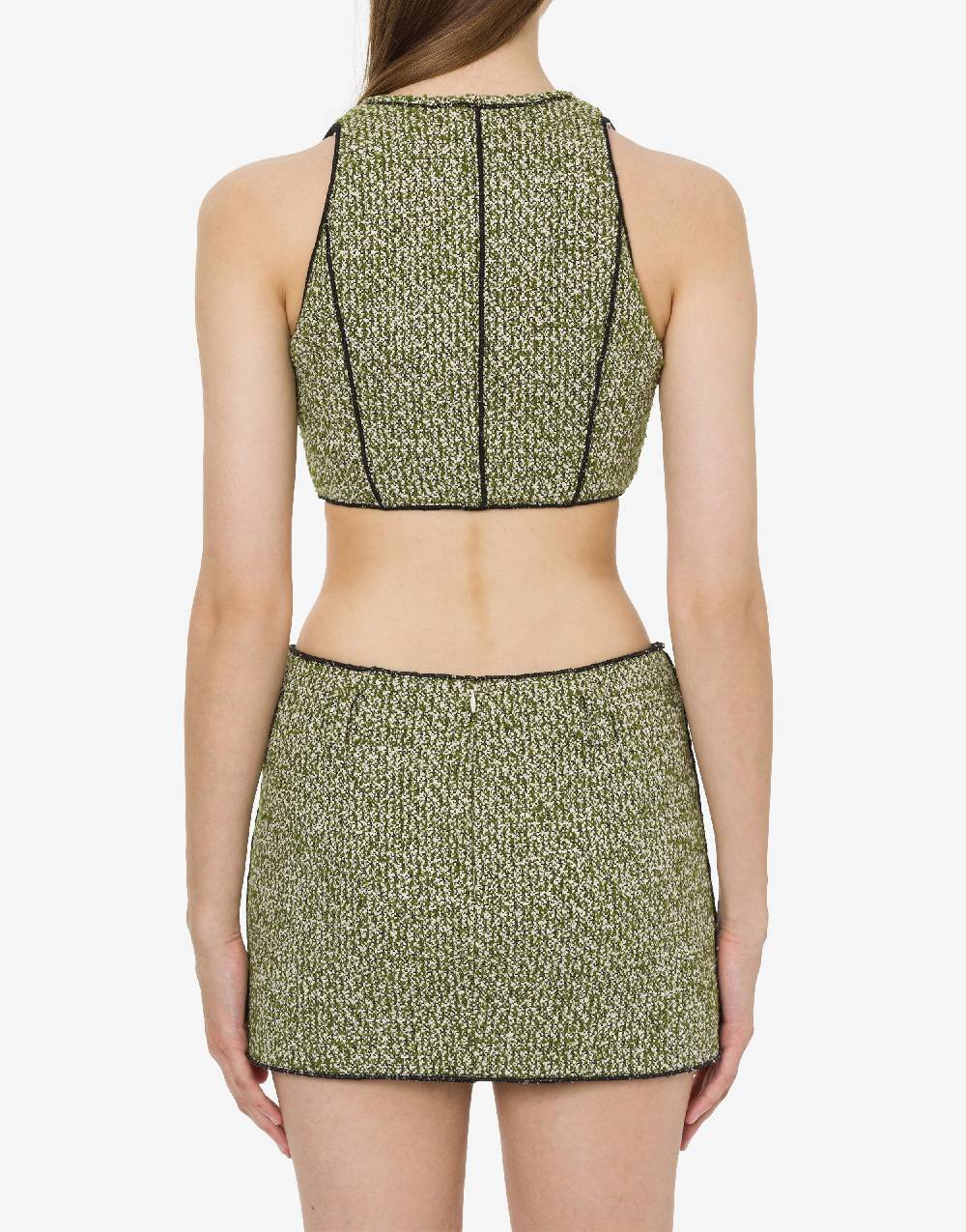 Philosophy Di Lorenzo Serafini Micro top in stuoia bouclé Promozione