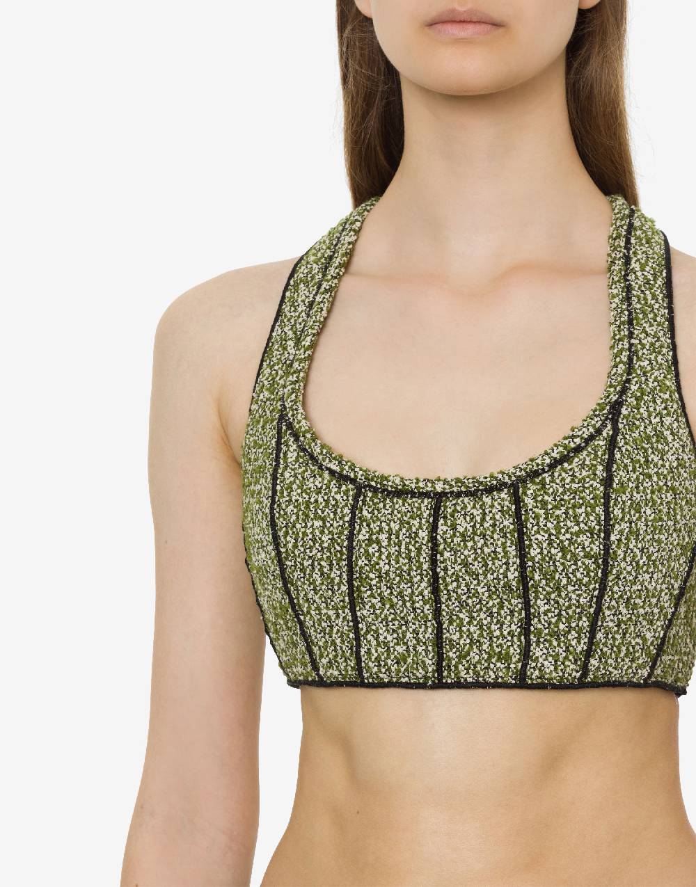 Philosophy Di Lorenzo Serafini Micro top in stuoia bouclé Promozione