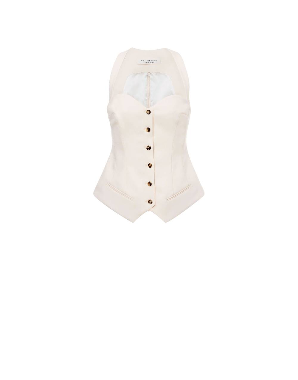 Philosophy Di Lorenzo Serafini Top in lana leggera stretch Spedizione Gratuita