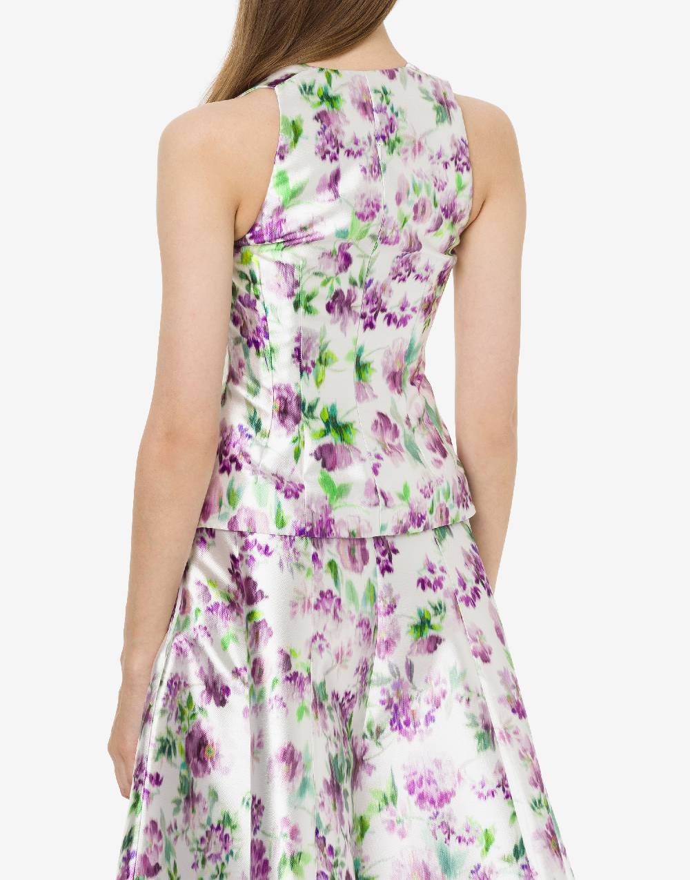 Philosophy Di Lorenzo Serafini Top in radzmir con stampa fiori Pezzi Unici