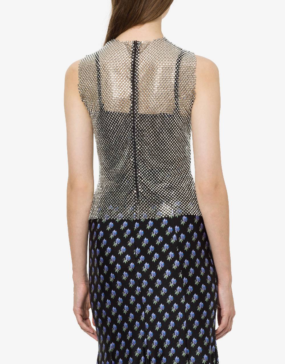 Philosophy Di Lorenzo Serafini Crop top in rete con strass Soddisfazione Garantita
