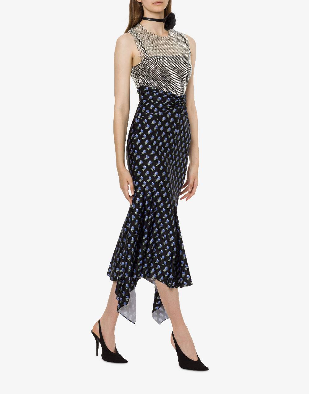 Philosophy Di Lorenzo Serafini Crop top in rete con strass Soddisfazione Garantita