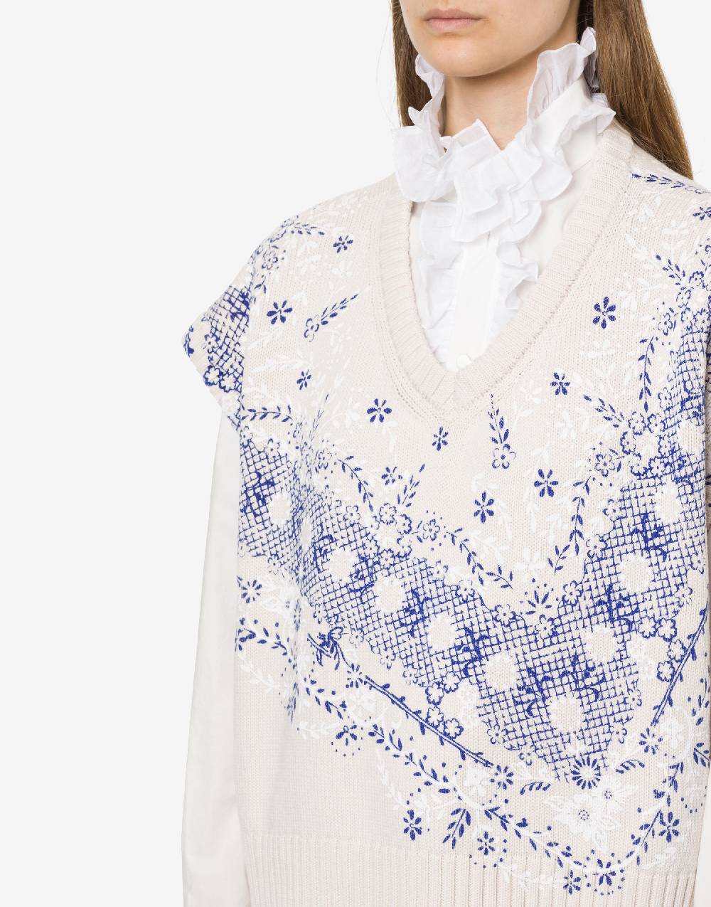 Philosophy Di Lorenzo Serafini Top in maglia con stampa Negozi Online