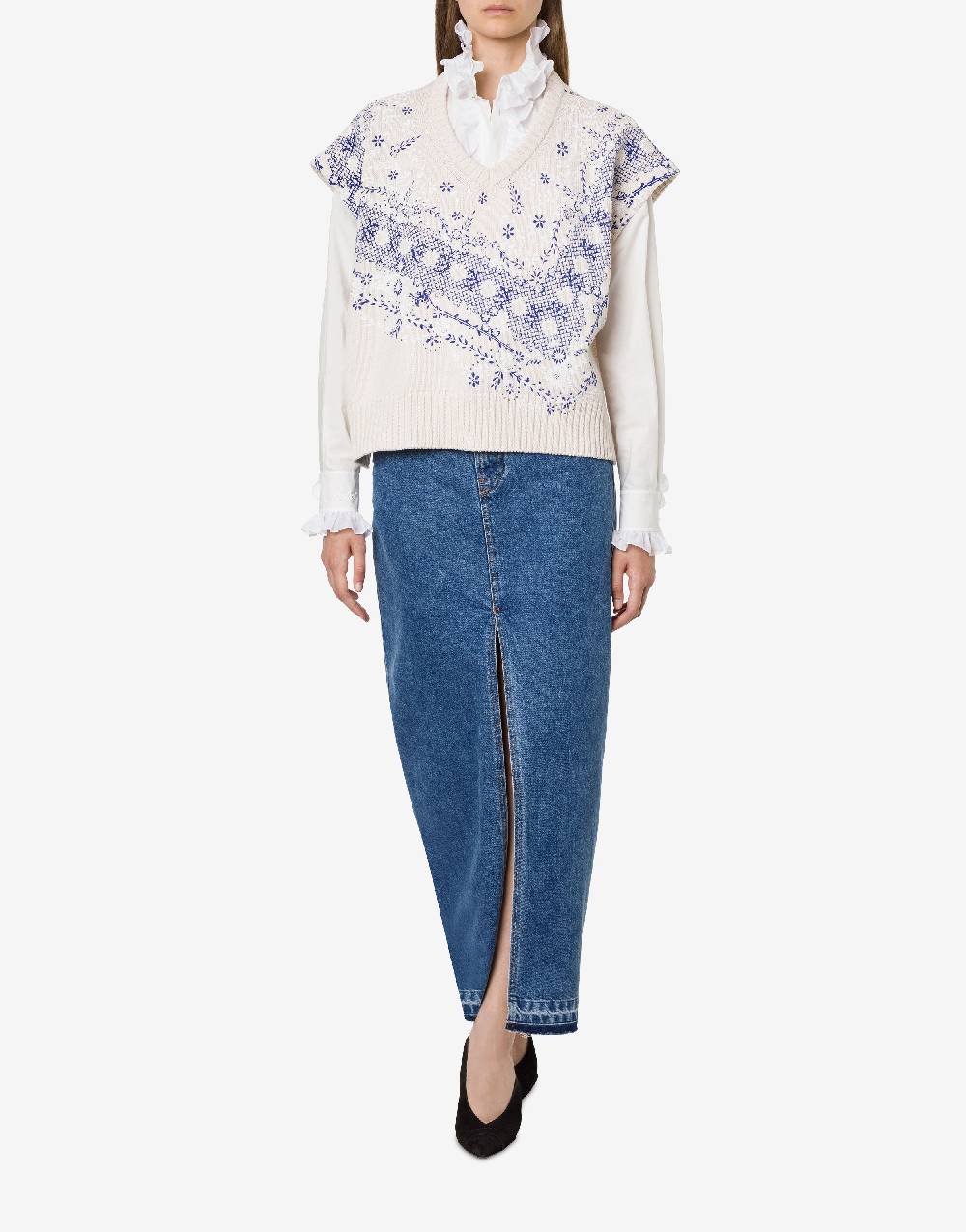 Philosophy Di Lorenzo Serafini Top in maglia con stampa Negozi Online