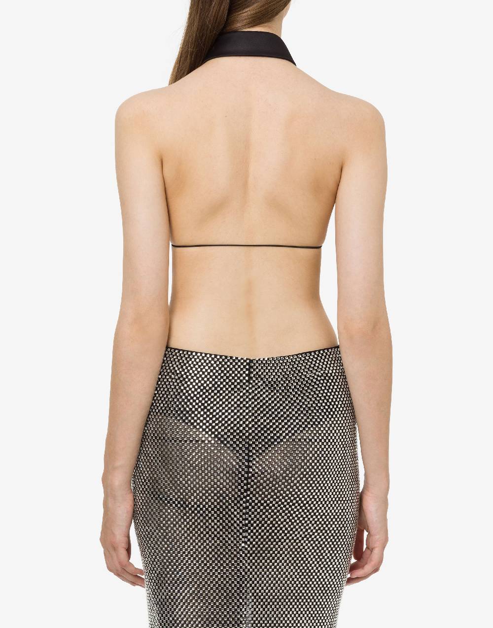 Philosophy Di Lorenzo Serafini Top crop in duchesse Sottocosto