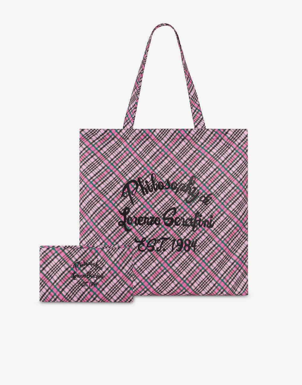 Philosophy Di Lorenzo Serafini Shopper beachwear con stampa Check Online