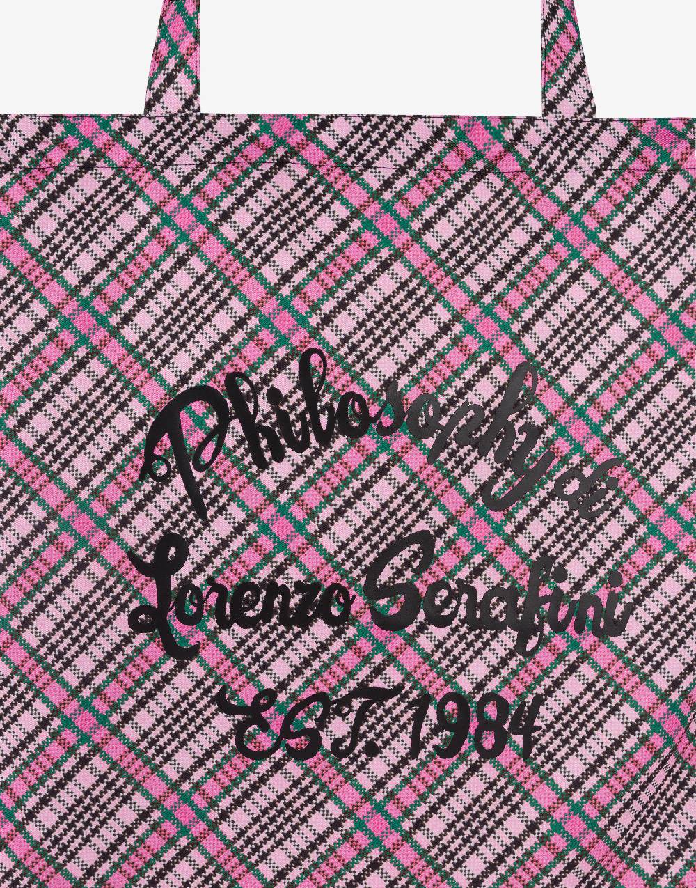 Philosophy Di Lorenzo Serafini Shopper beachwear con stampa Check Online