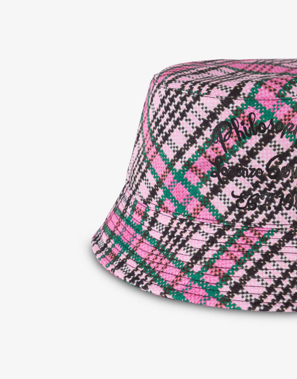 Philosophy Di Lorenzo Serafini Cappello beachwear con stampa Check Offerte