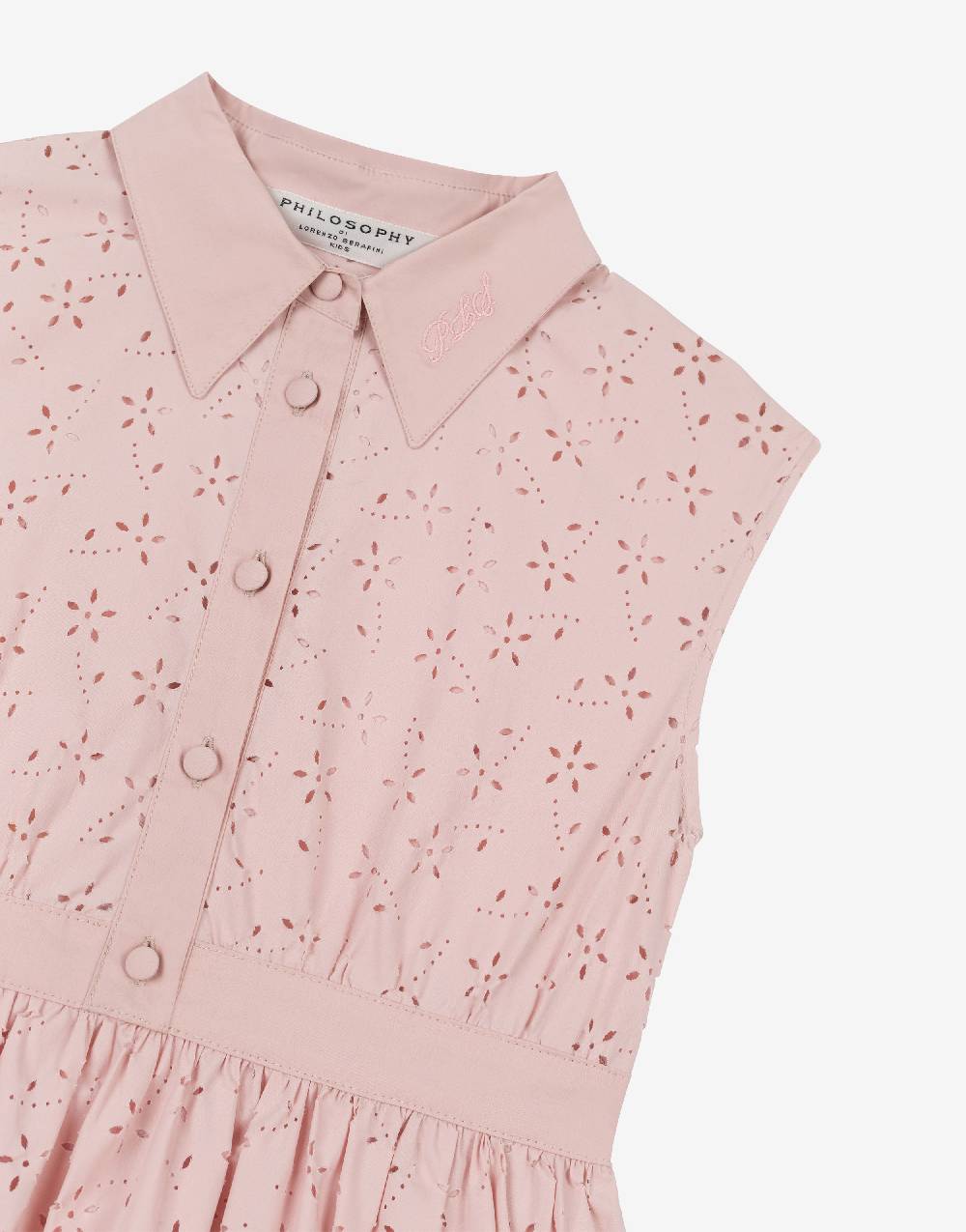 Philosophy Di Lorenzo Serafini Kids abito in cotone con motivo floreale In Saldo
