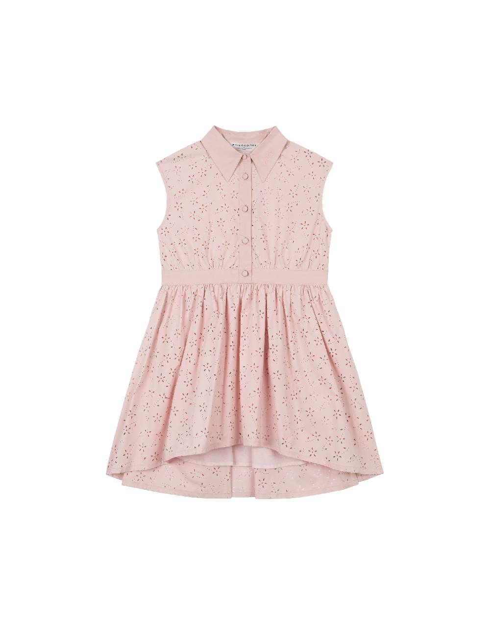 Philosophy Di Lorenzo Serafini Kids abito in cotone con motivo floreale In Saldo