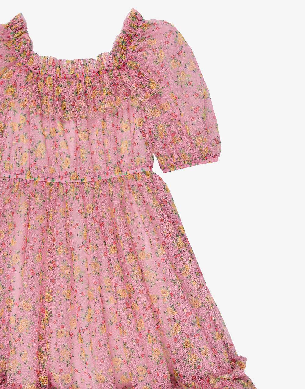 Philosophy Di Lorenzo Serafini Kids abito in tulle con stampa fiori Italy