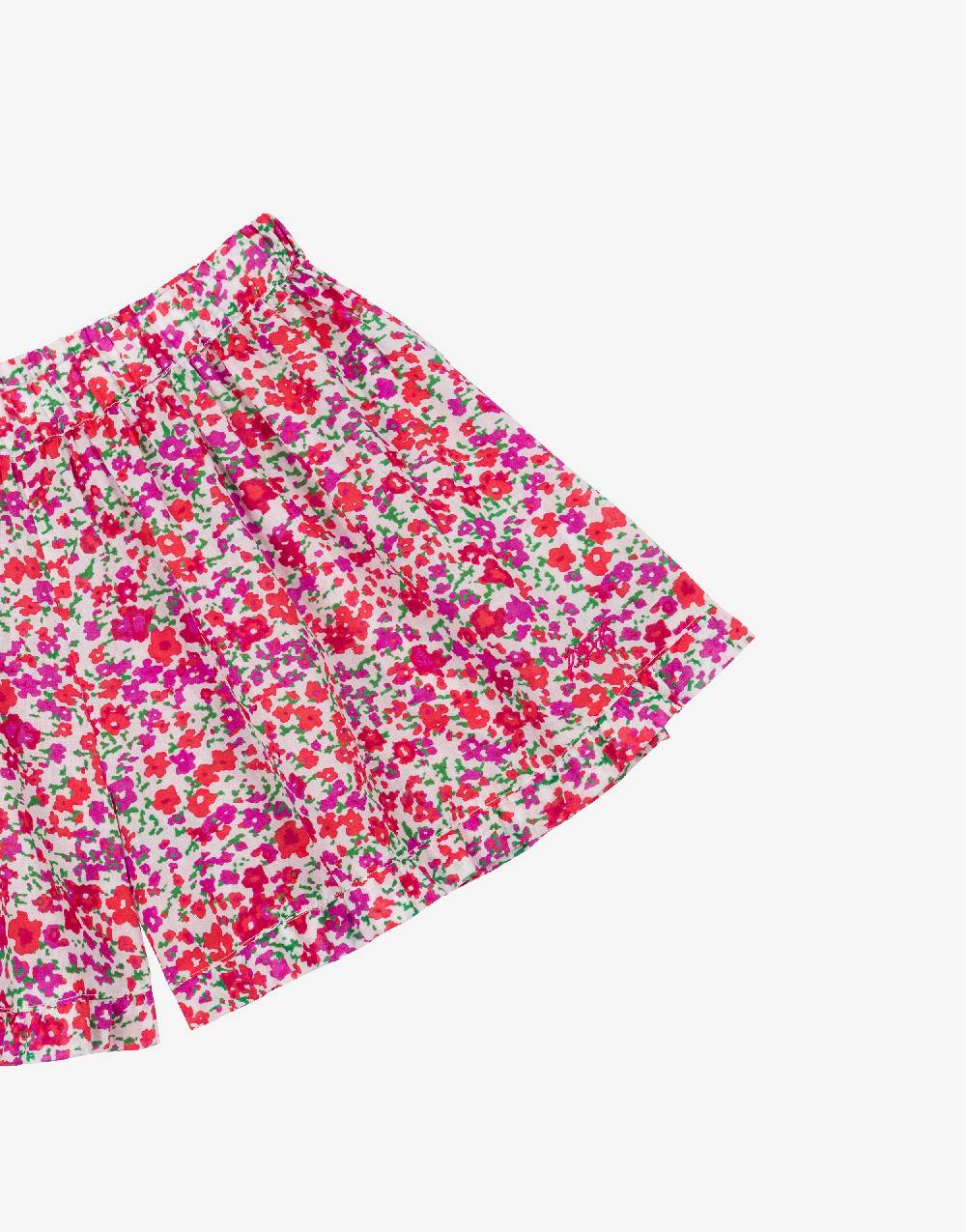 Philosophy Di Lorenzo Serafini Kids short in cotone con stampa fiori 2025