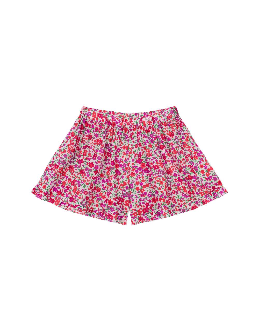 Philosophy Di Lorenzo Serafini Kids short in cotone con stampa fiori 2025