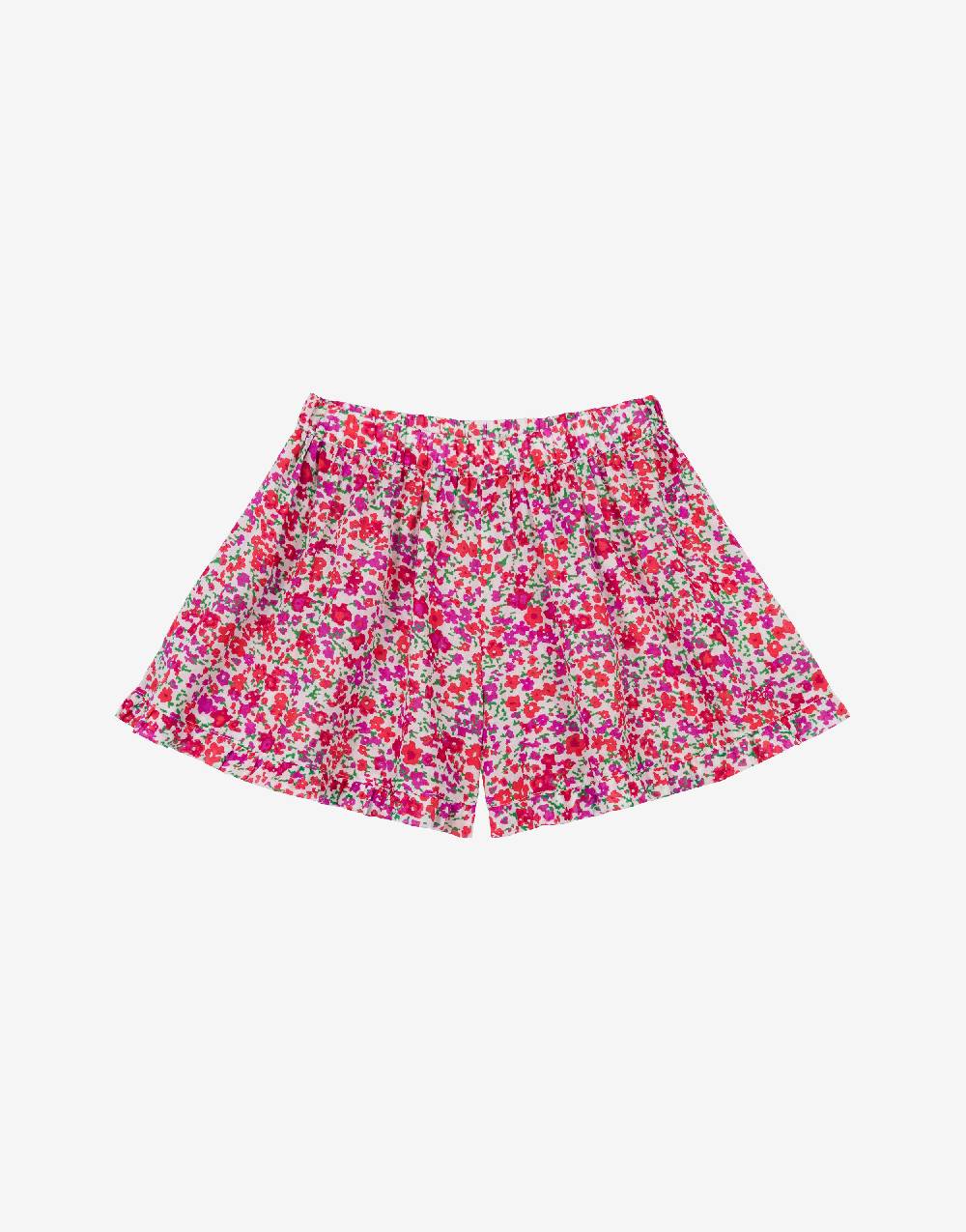 Philosophy Di Lorenzo Serafini Kids short in cotone con stampa fiori 2025