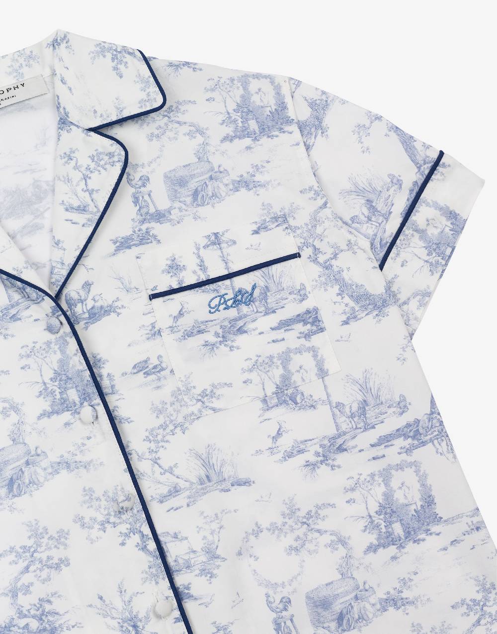 Philosophy Di Lorenzo Serafini Kids camicia in cotone con stampa Toile de Jouy Promozione