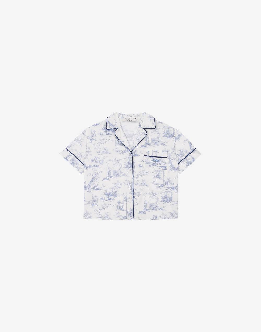 Philosophy Di Lorenzo Serafini Kids camicia in cotone con stampa Toile de Jouy Promozione