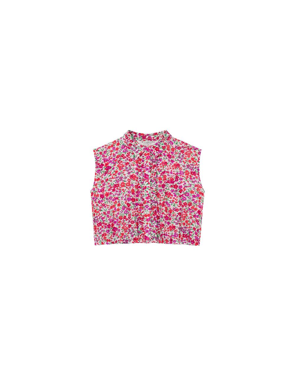 Philosophy Di Lorenzo Serafini Kids top in cotone con stampa fiori Spedizione Gratuita