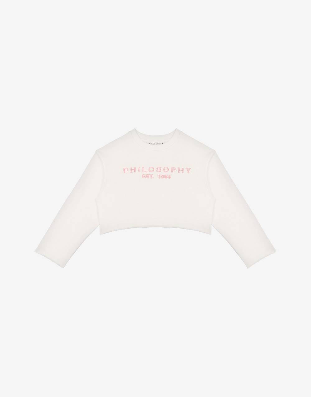 Philosophy Di Lorenzo Serafini Kids felpa in cotone con ricamo logo