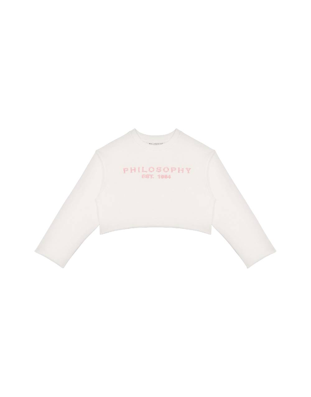 Philosophy Di Lorenzo Serafini Kids felpa in cotone con ricamo logo Qualità Garantita