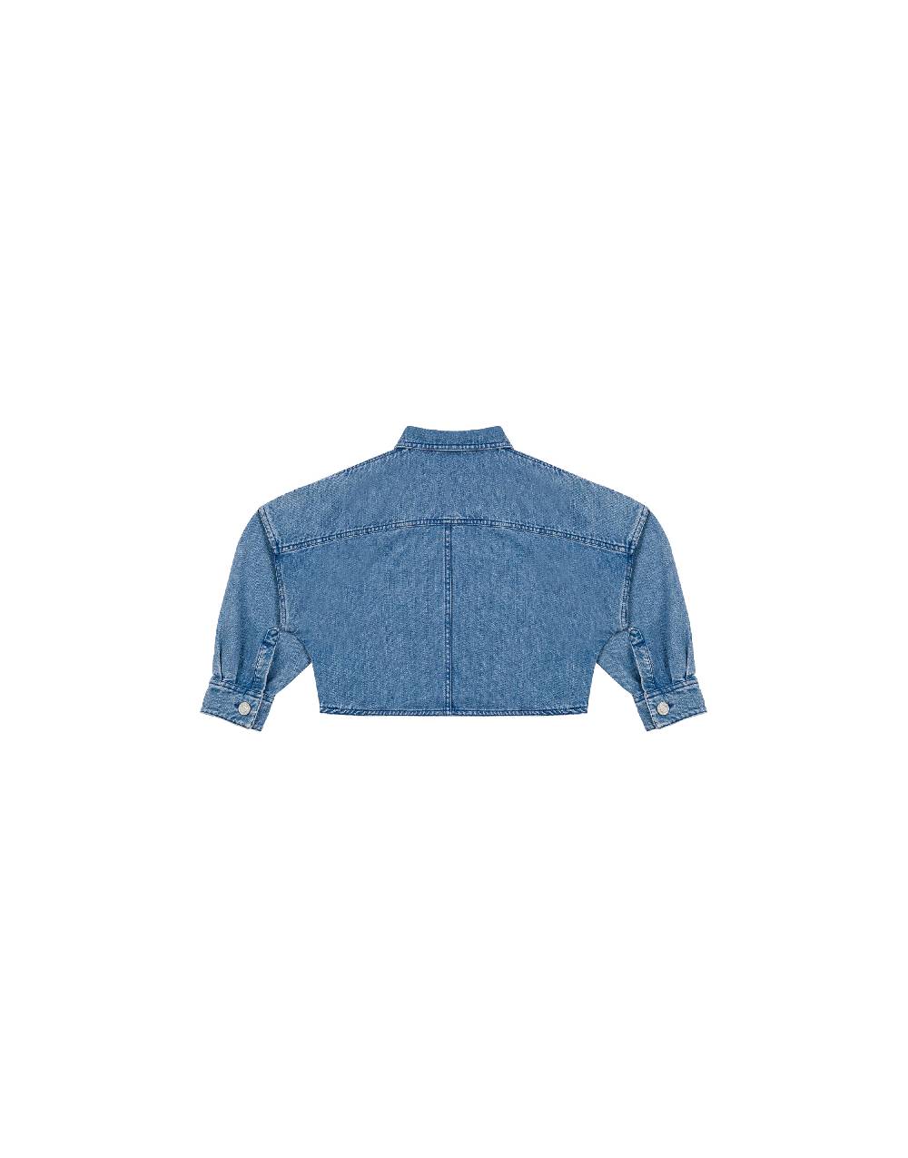 Philosophy Di Lorenzo Serafini Kids giacca crop in denim con patch 'doppia p' Acquista Ora