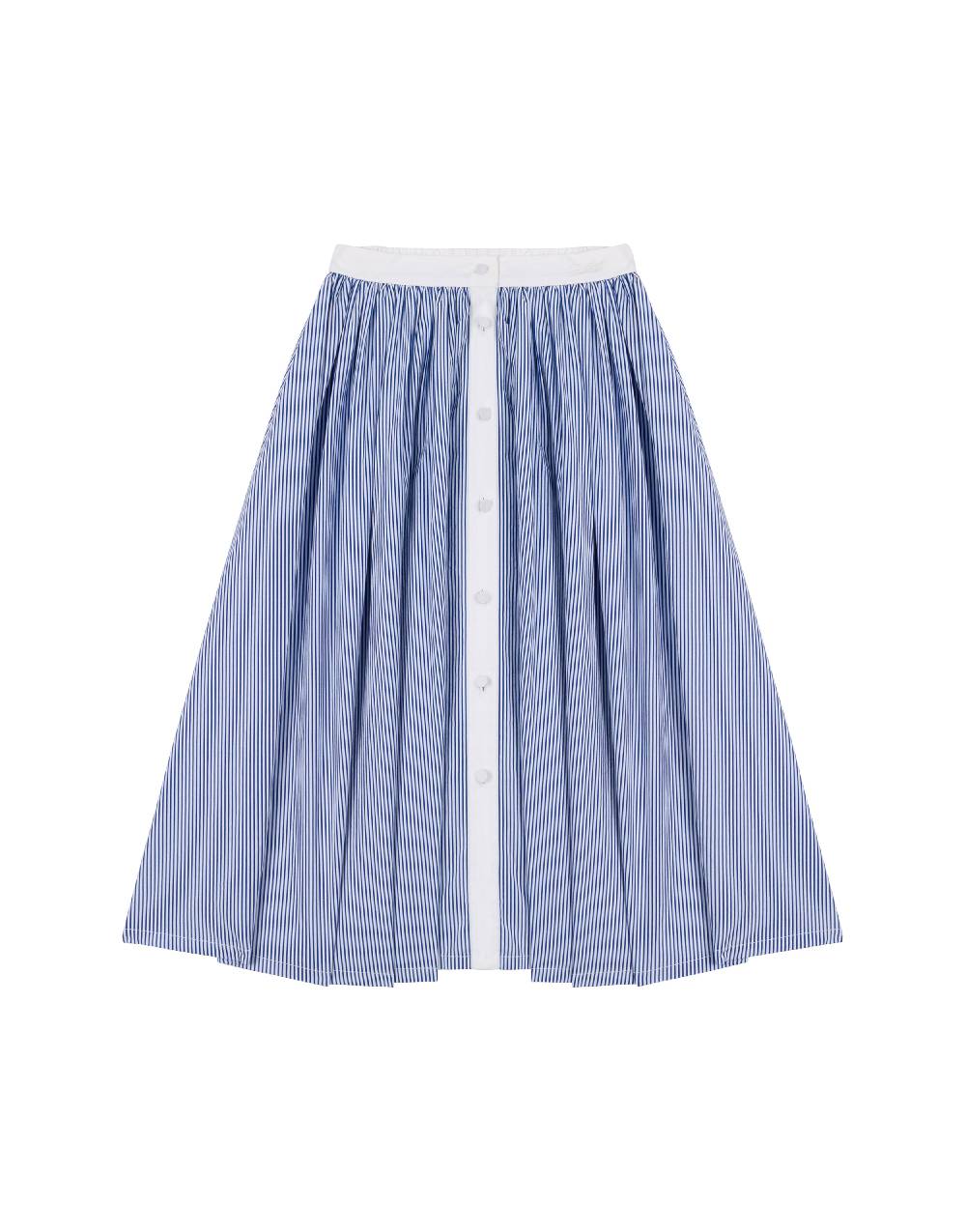 Philosophy Di Lorenzo Serafini Kids gonna ad A in popeline rigato Fino Al -60%