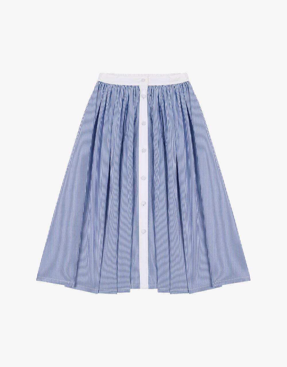 Philosophy Di Lorenzo Serafini Kids gonna ad A in popeline rigato Fino Al -60%