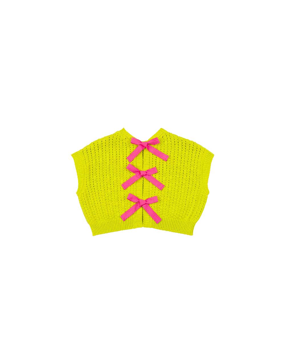 Philosophy Di Lorenzo Serafini Kids gilet in maglia con ricamo logo Prezzo Ridotto