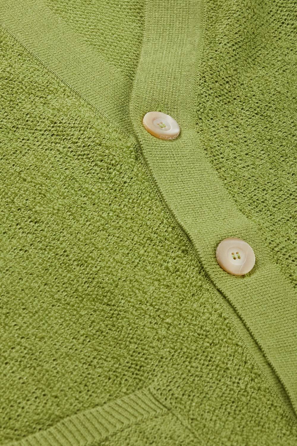 Piacenza 1733 Cardigan terrycloth verde chiaro Qualità Garantita