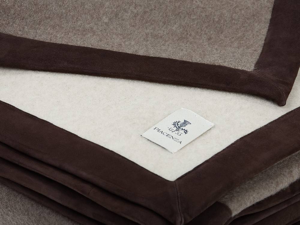Piacenza 1733 Polluce - Coperta light brown bordata 4 lati I Più Venduti