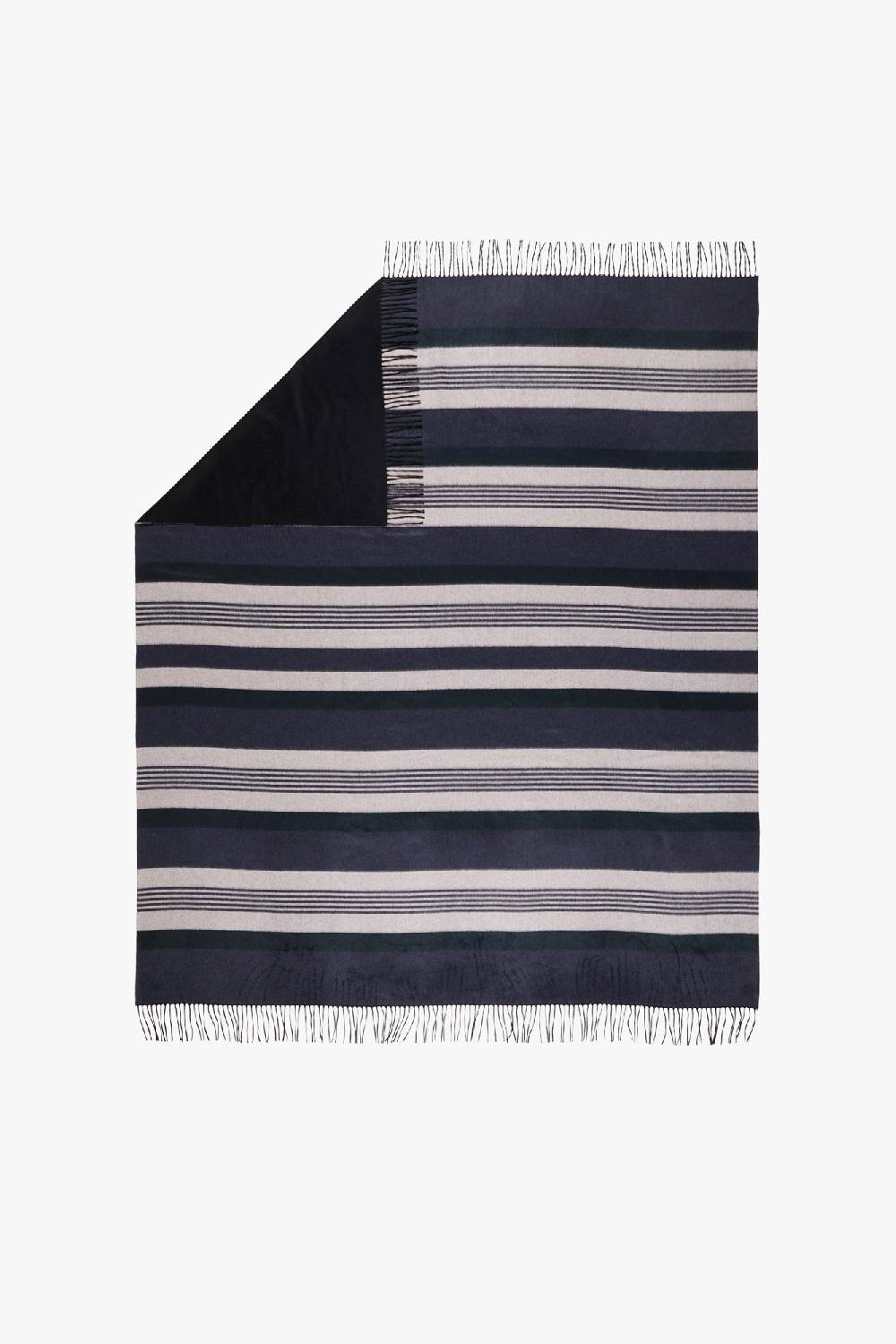 Piacenza 1733 BILBO Plaid righe toni Blu In Saldo