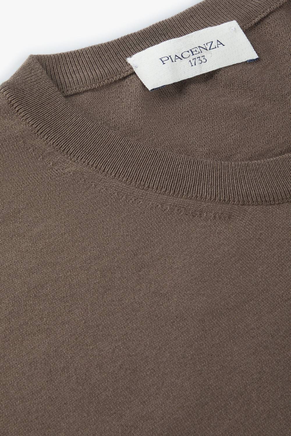 Piacenza 1733 Maglia maniche corte marrone Nuova