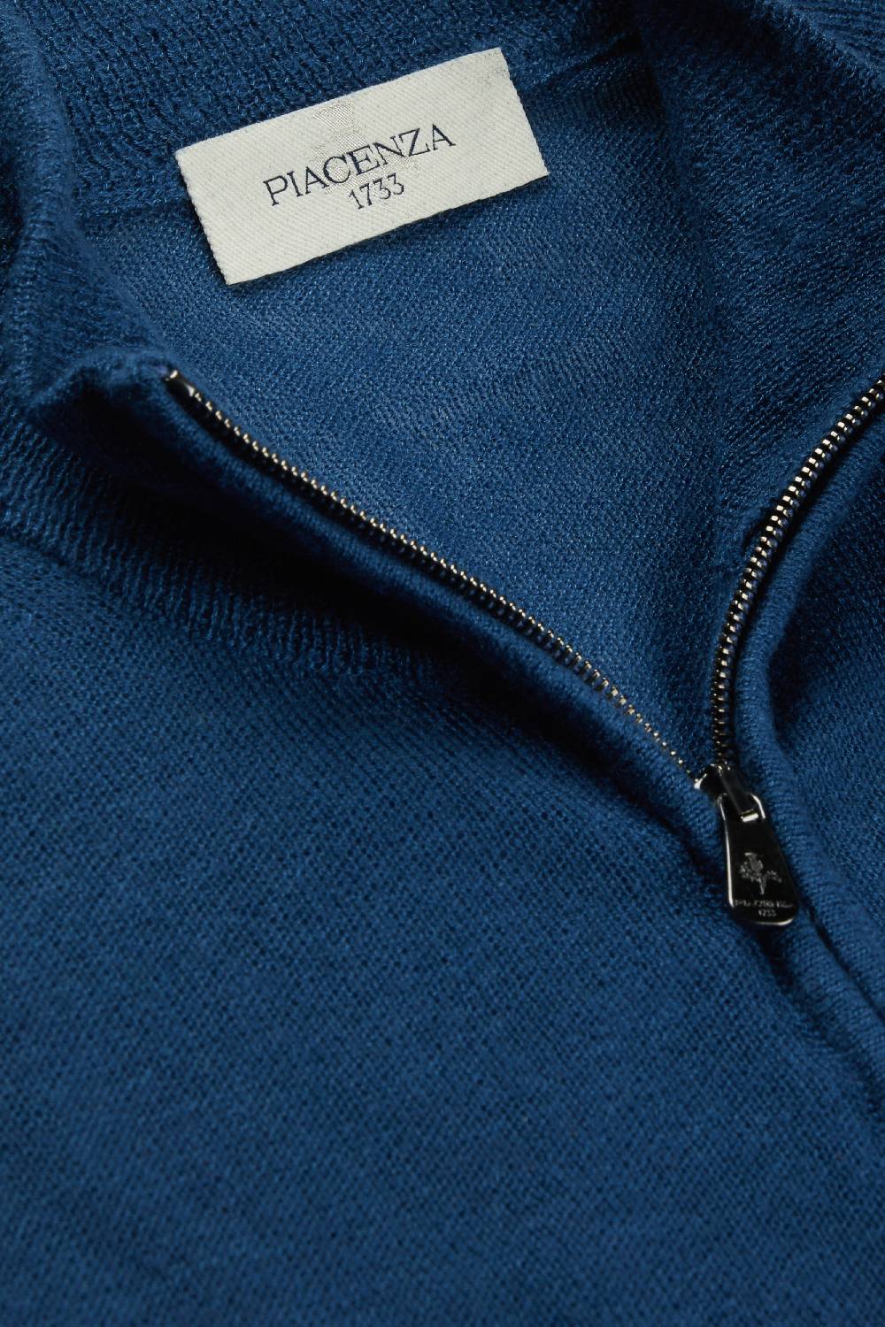 Piacenza 1733 Lupetto zip puffed blu jeans Economico