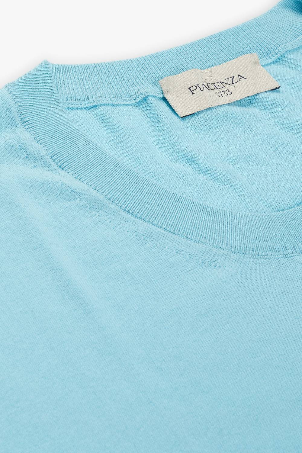 Piacenza 1733 Maglia maniche lunghe azzurra Vendita Economica
