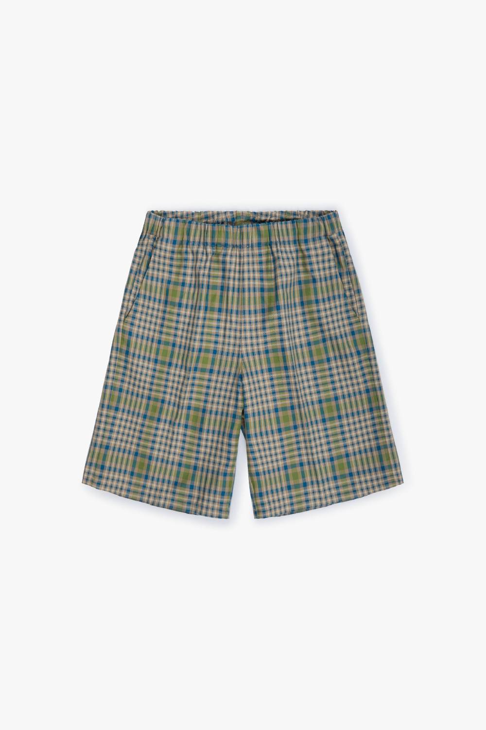 Piacenza 1733 Bermuda plain azzurro e verde Fino Al -60%