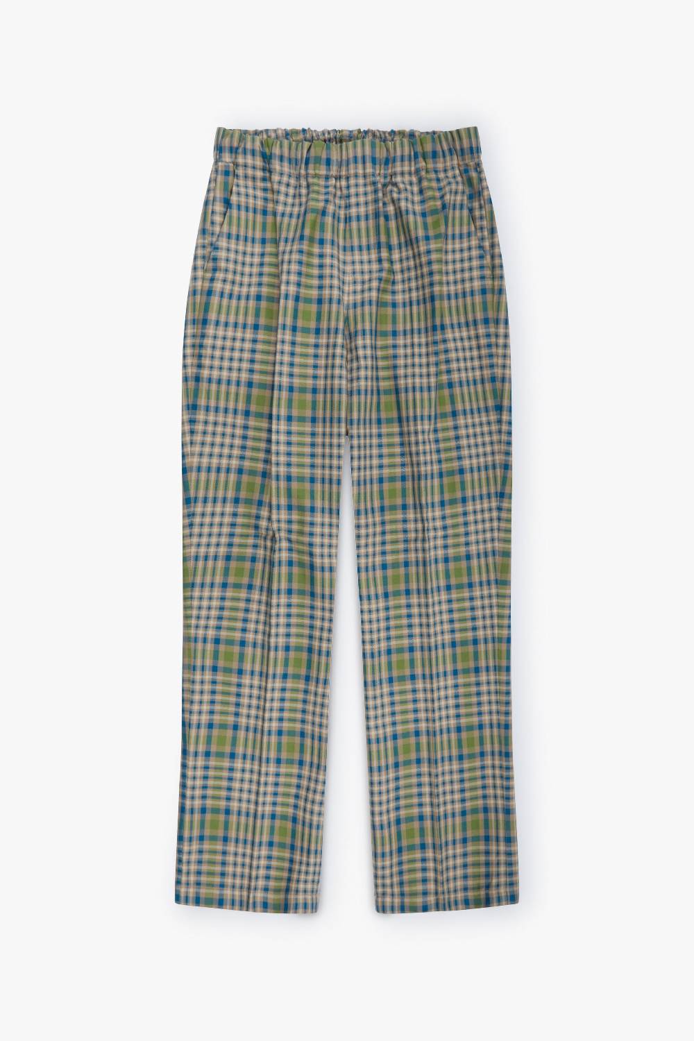 Piacenza 1733 Pantalone plain azzurro e verde Convenienza