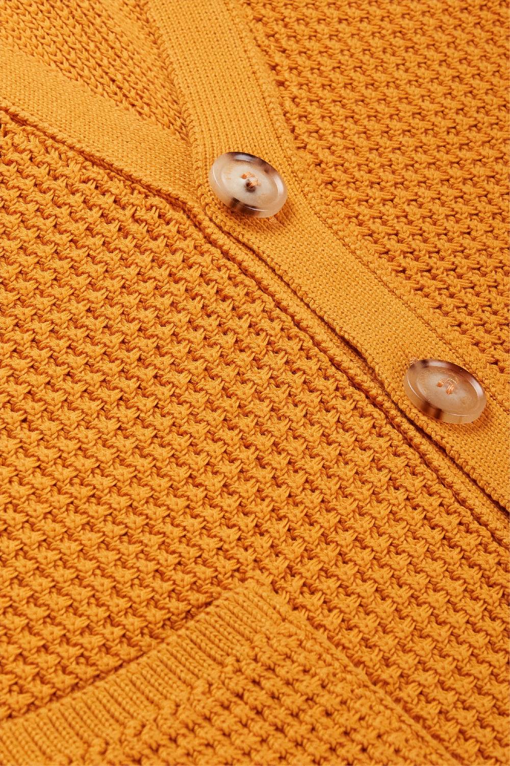 Piacenza 1733 Cardigan punto waffle becco d'oca Soddisfazione Garantita
