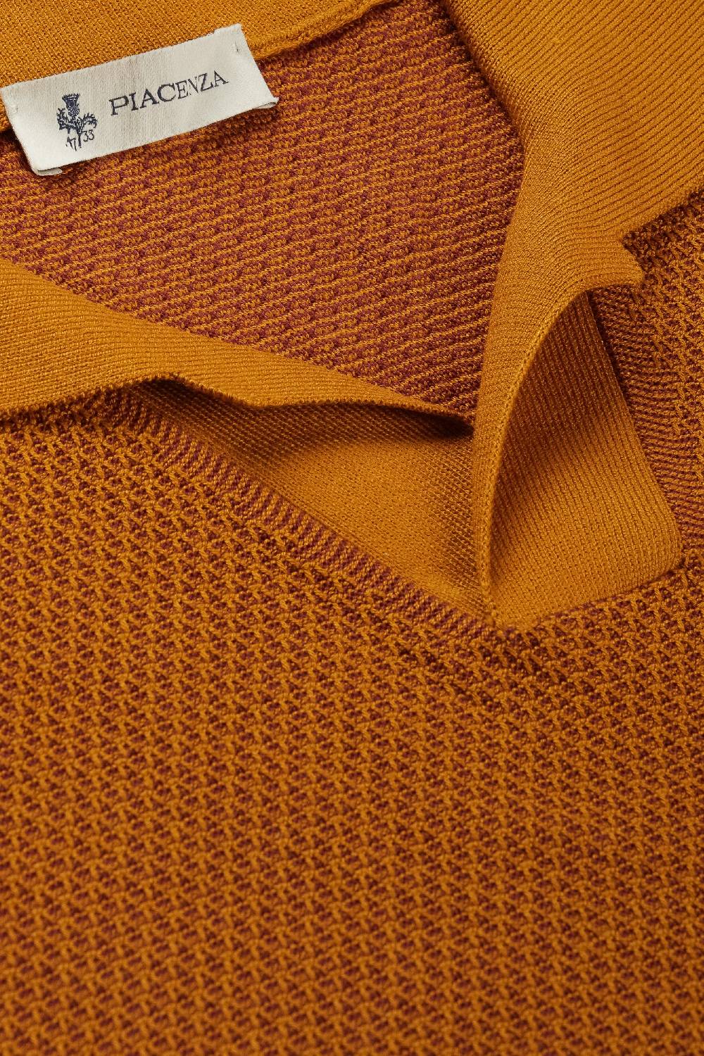 Piacenza 1733 Polo two tone slip senape Acquista Ora
