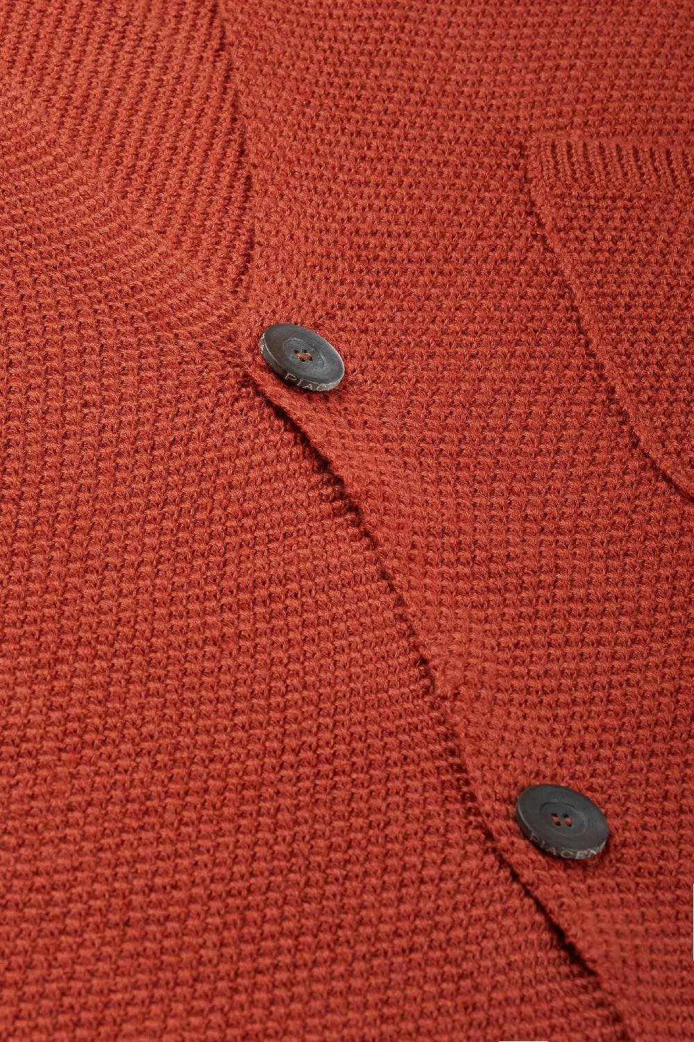 Piacenza 1733 Cardigan Camicia con bottoni mattone Affare Del Giorno