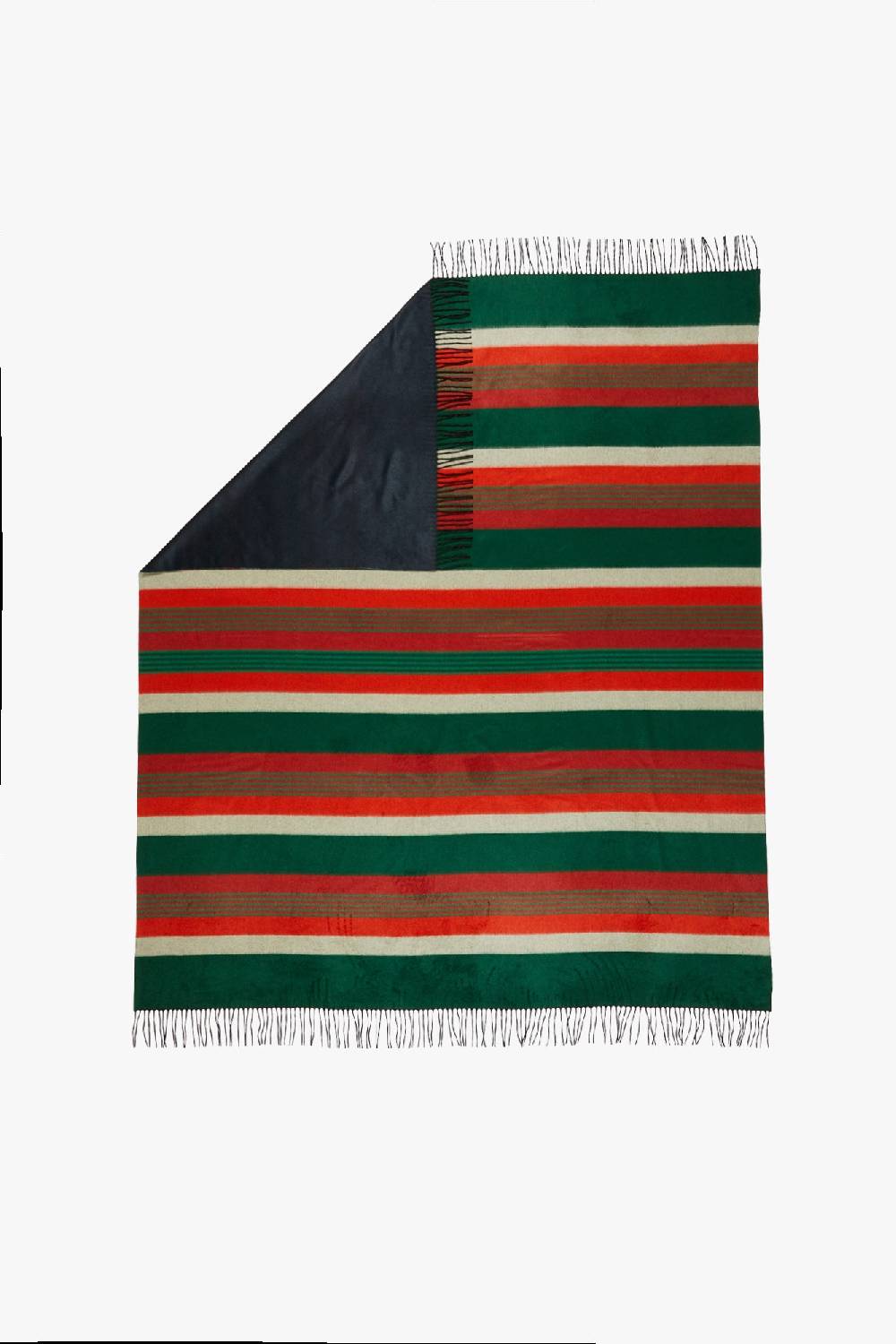 Piacenza 1733 BILBO Plaid a righe Verde Rosse Online