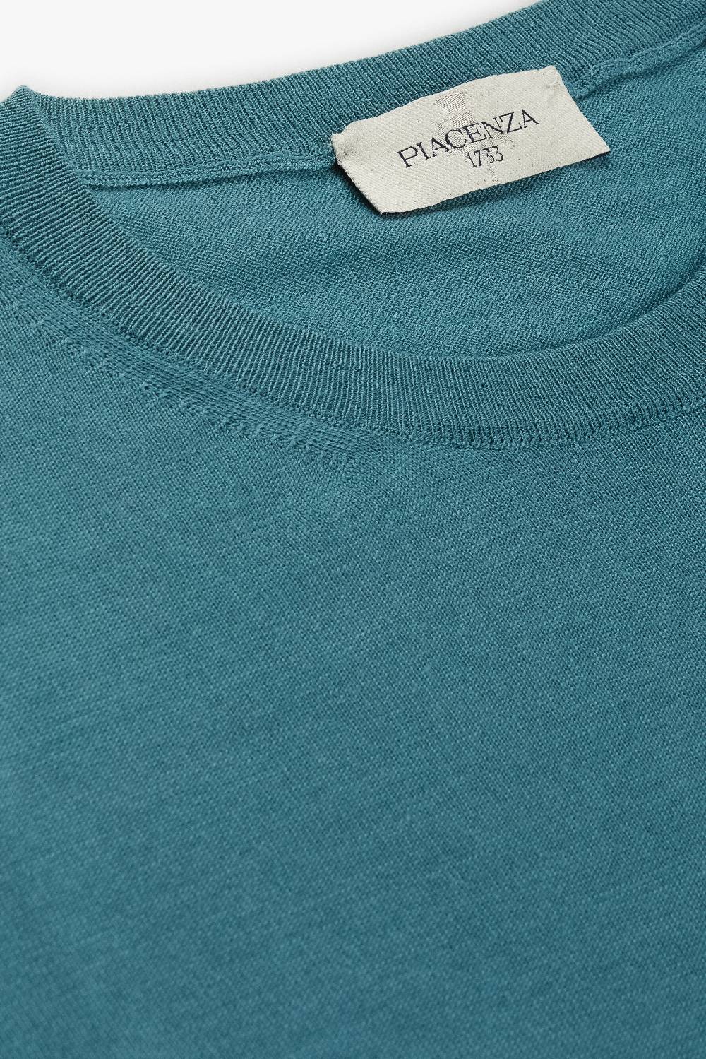 Piacenza 1733 Maglia maniche lunghe verde oceano Consegna Veloce