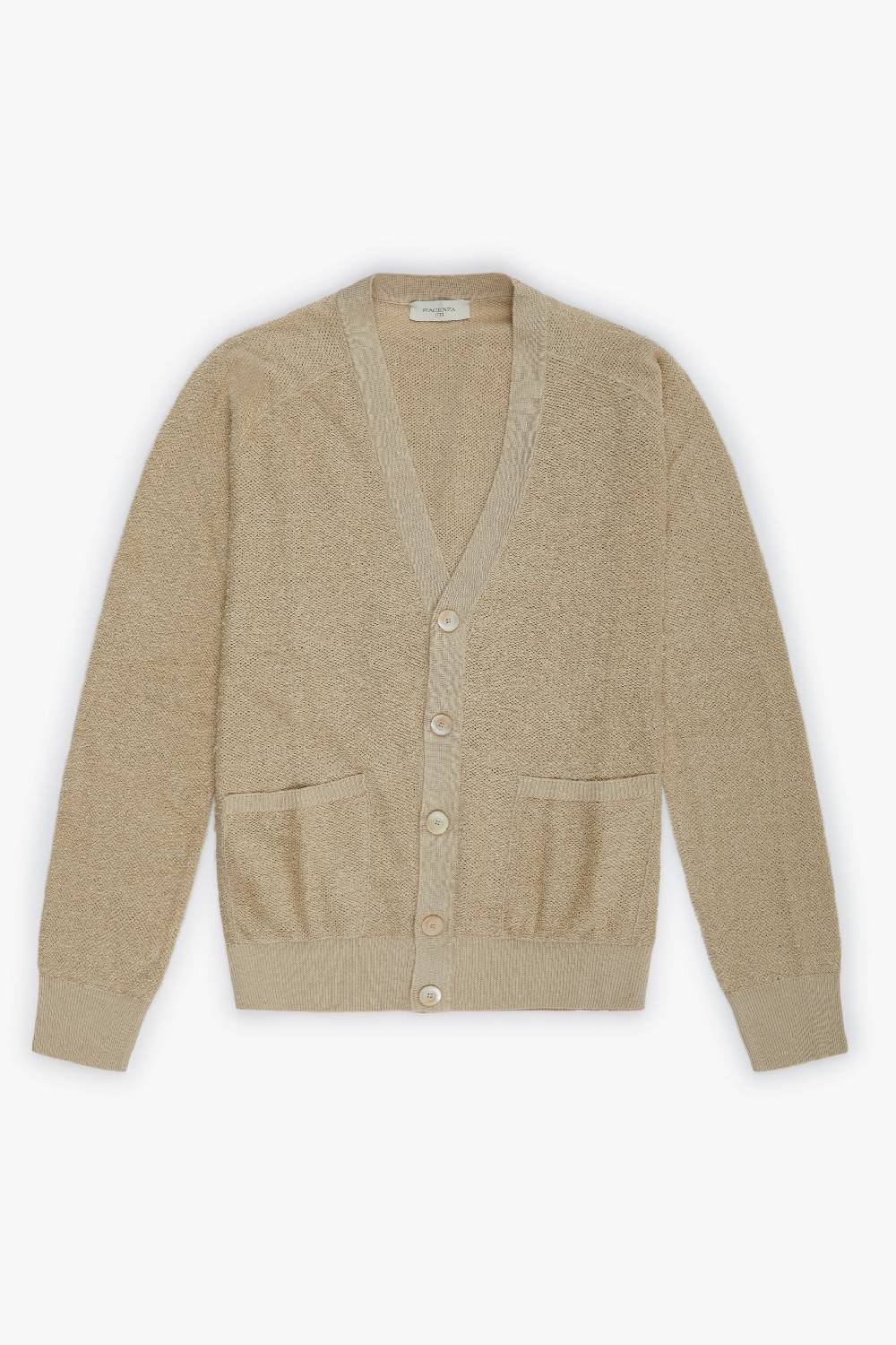 Piacenza 1733 Cardigan terrycloth naturale Online
