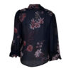 Poems Roma CAMICIA MANICA LANTERNA FLOREALE BLU Negozio