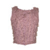 Poems Roma TOP CROP FIORELLINI ROSA ANTICO Prezzo Ridotto
