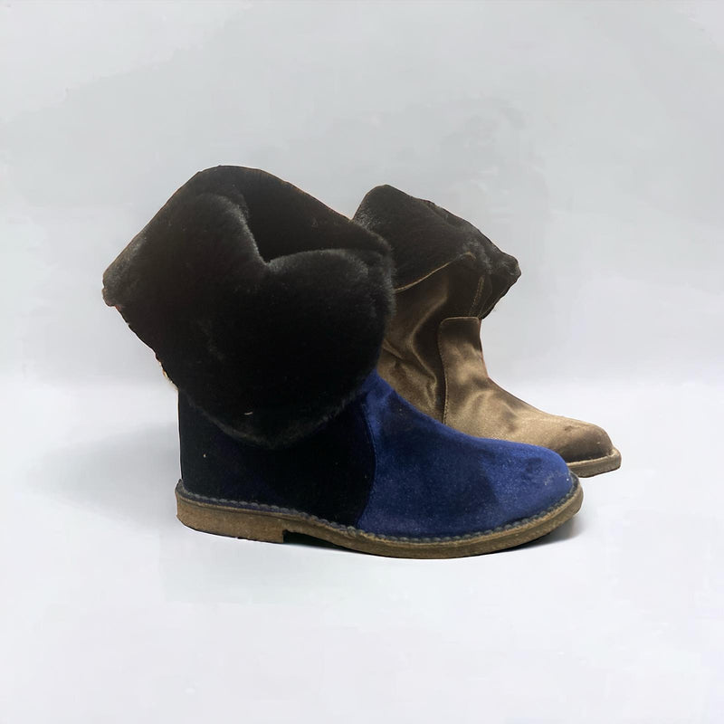 Pokemaoke Moon Boot Bicolor Trasporto libero internazionale